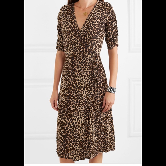 faithfull the brand leopard dress